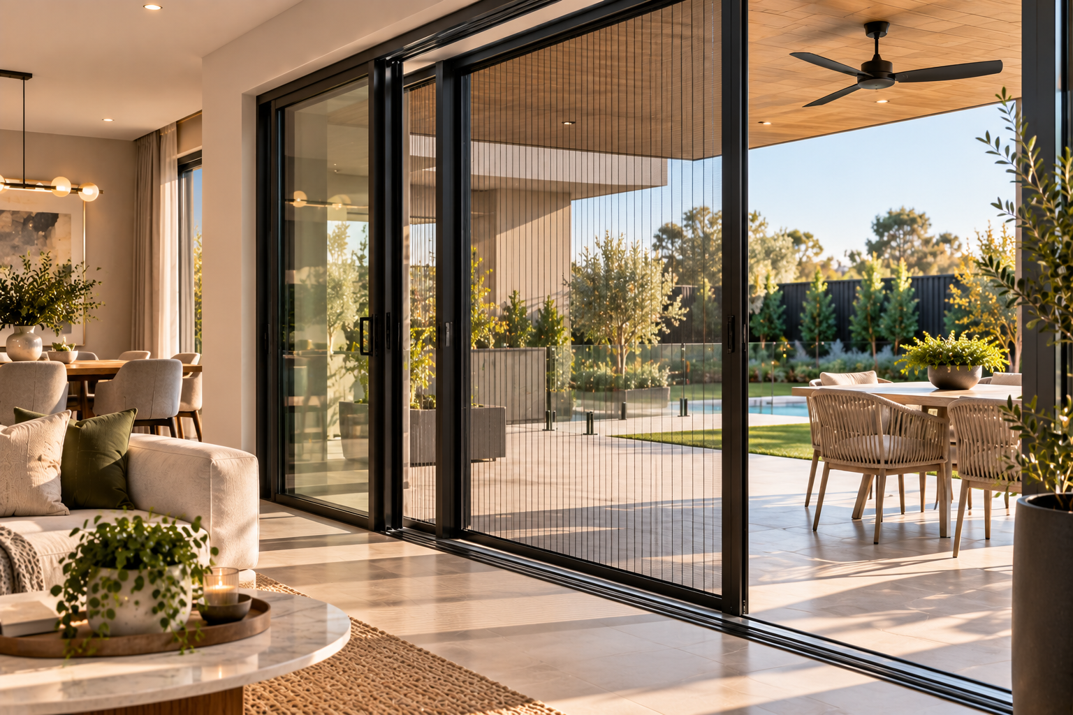 Retractable Fly Screens — custom window coverings Melbourne