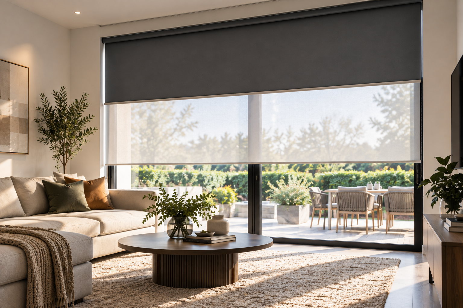 Roller Blinds — custom window coverings Melbourne